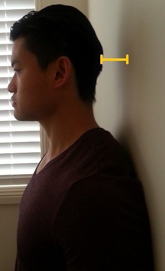 Wall test — forward head