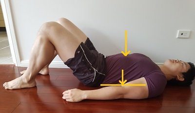 Diaphragmatic Breathing (rib de-flare)