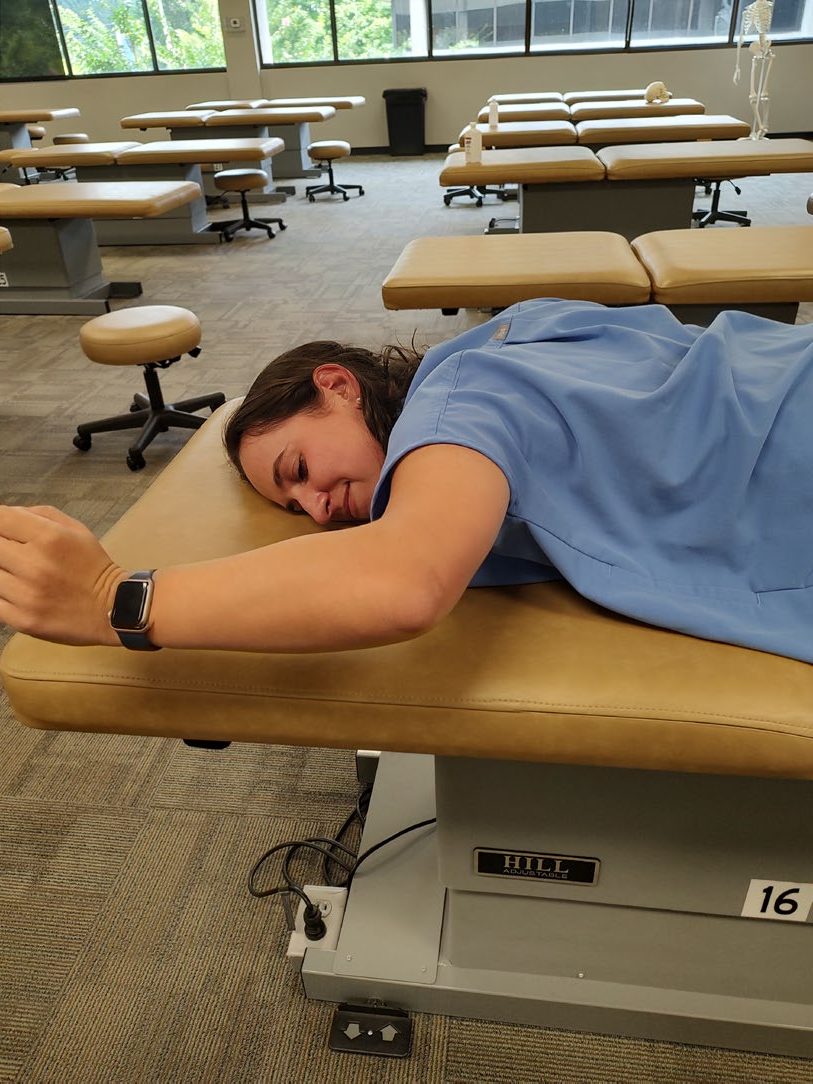 Lower Trapezius Raise (Prone) — step 1 of 2