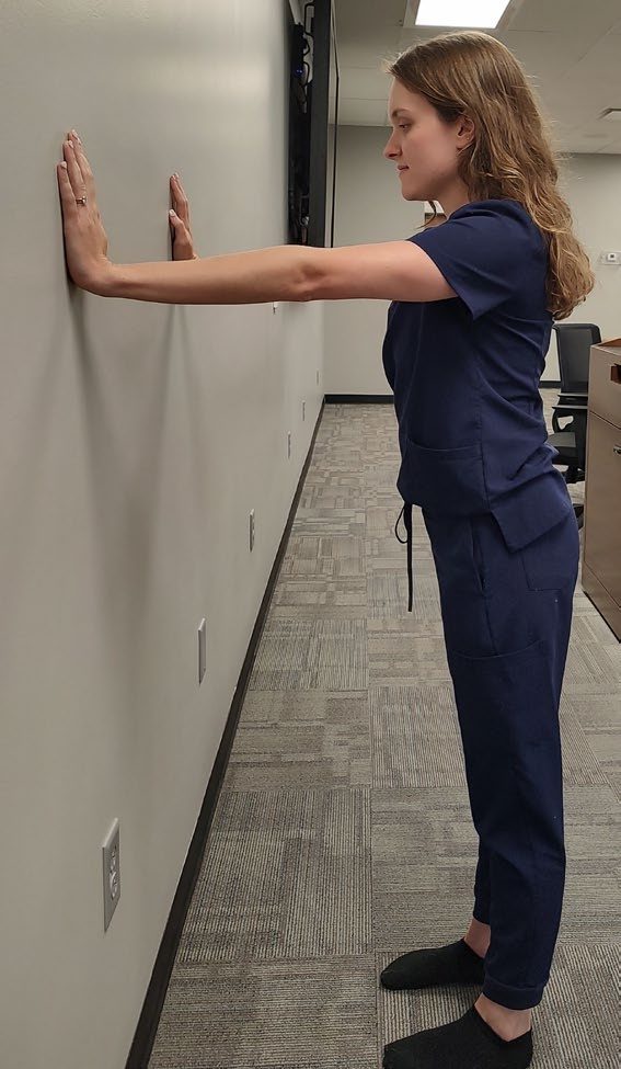 Serratus Anterior Wall Slide — step 1 of 3
