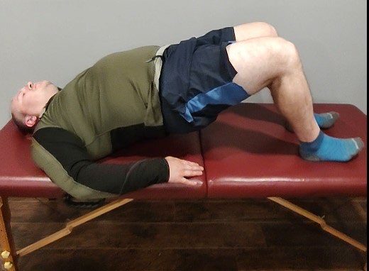 Glute Bridge — step 1 of 2