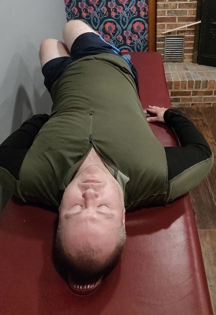 Oblique Knee Drops — step 2 of 2